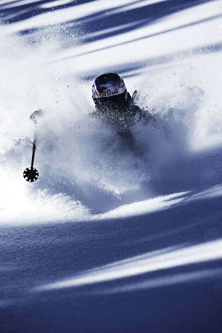 Tomas Zuccareno Photography | Chris Davenport Skiing in Aspen, Colorado