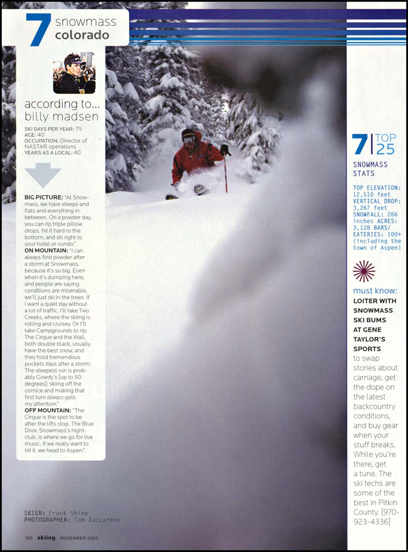 Tomas Zuccareno Photography | Frank Shine | Skiing Magazine